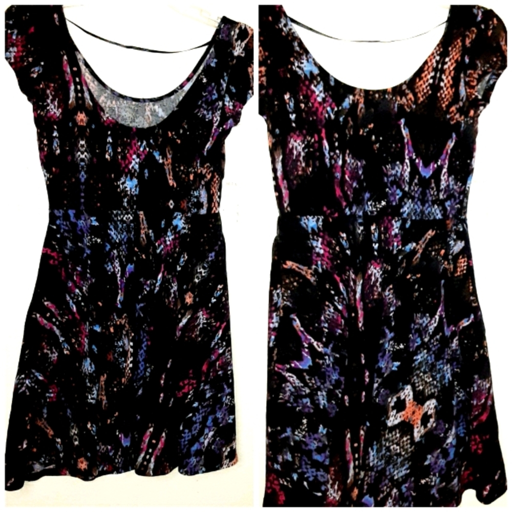 Urban Outfitters Kimichi Blue skater dress size S